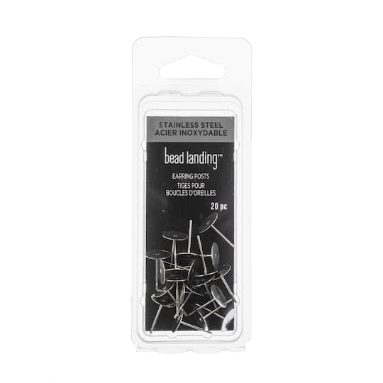 12 Packs: 20 ct. (240 total) 8mm Earring Posts by Bead Landing™